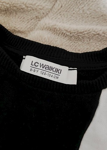 Kız Çocuk Siyah Pamuklu Uzun Kollu eşofman - Görsel 6