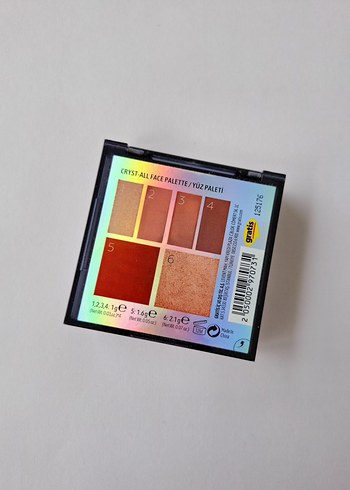 Lykd cryst all crystall yüz ve far paleti - Görsel 2