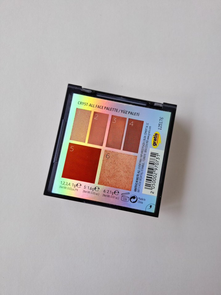 Lykd cryst all crystall yüz ve far paleti - Görsel 2