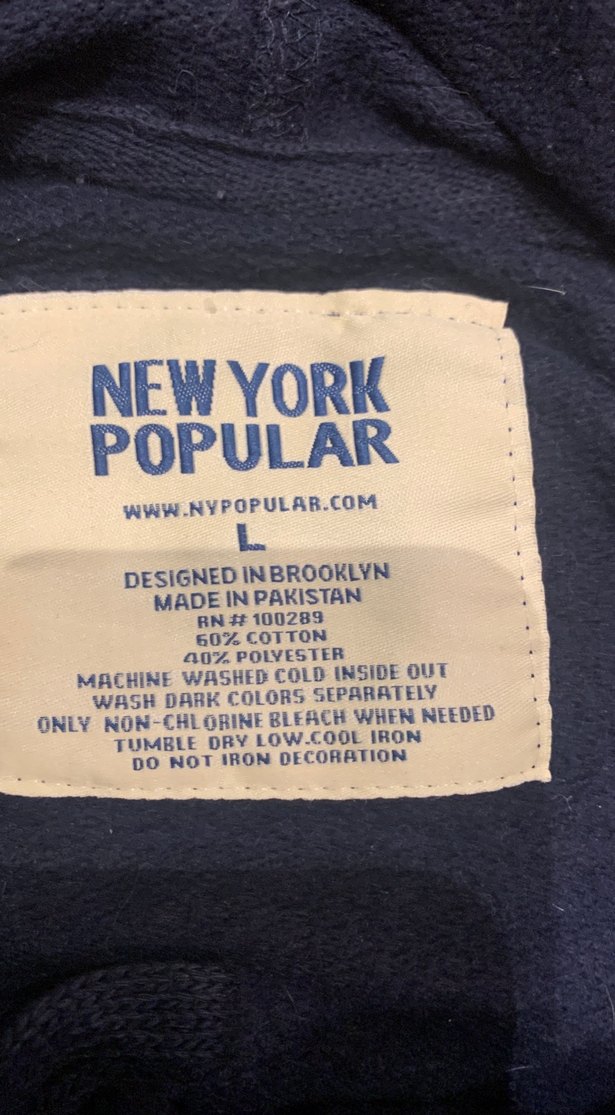 New York Kapüşonlu erkek Sweatshirt l — görsel 3/3