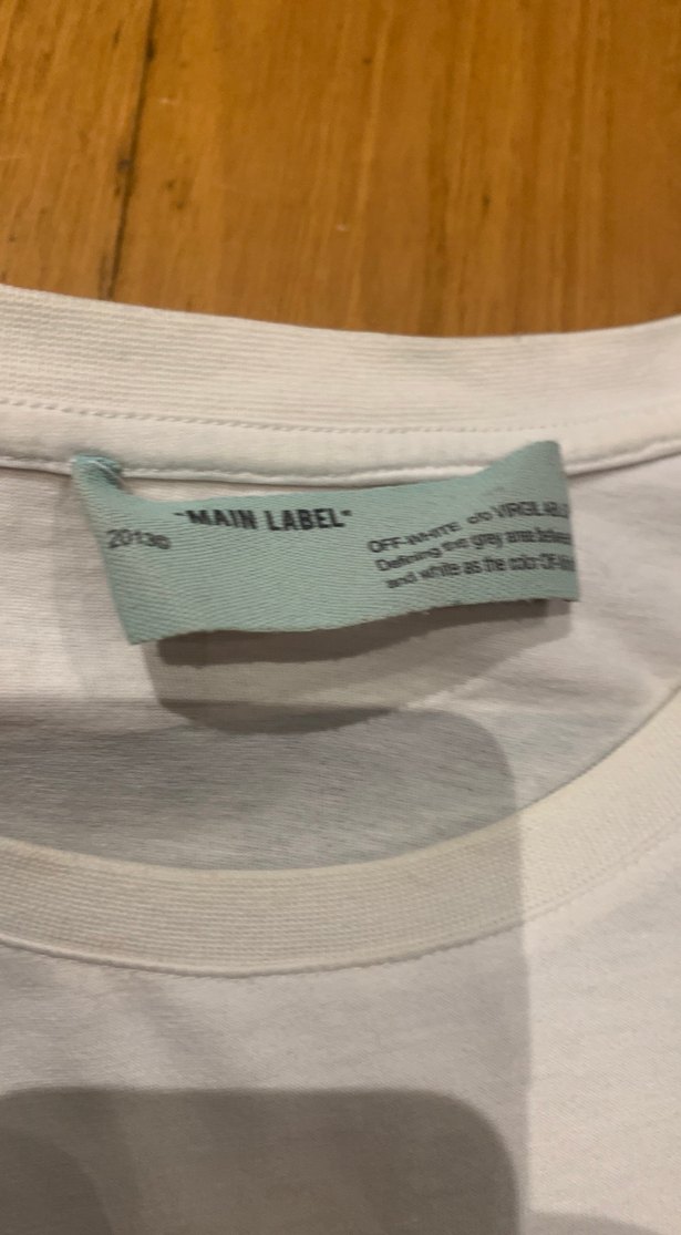 Off-White Beyaz Minimal Tişört orjinaldır — görsel 3/9