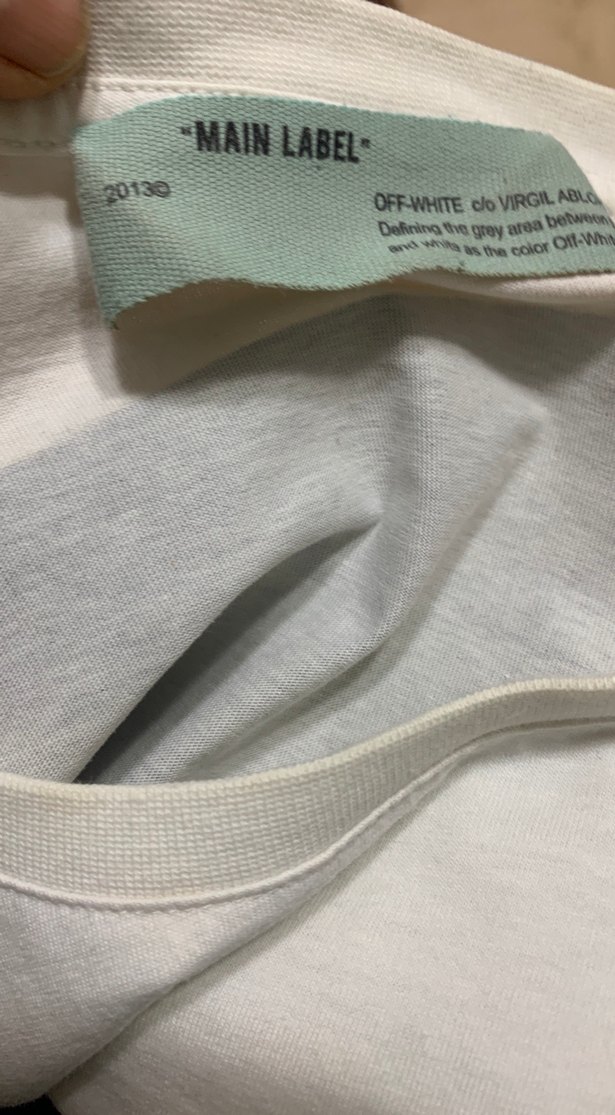 Off-White Beyaz Minimal Tişört orjinaldır — görsel 5/9
