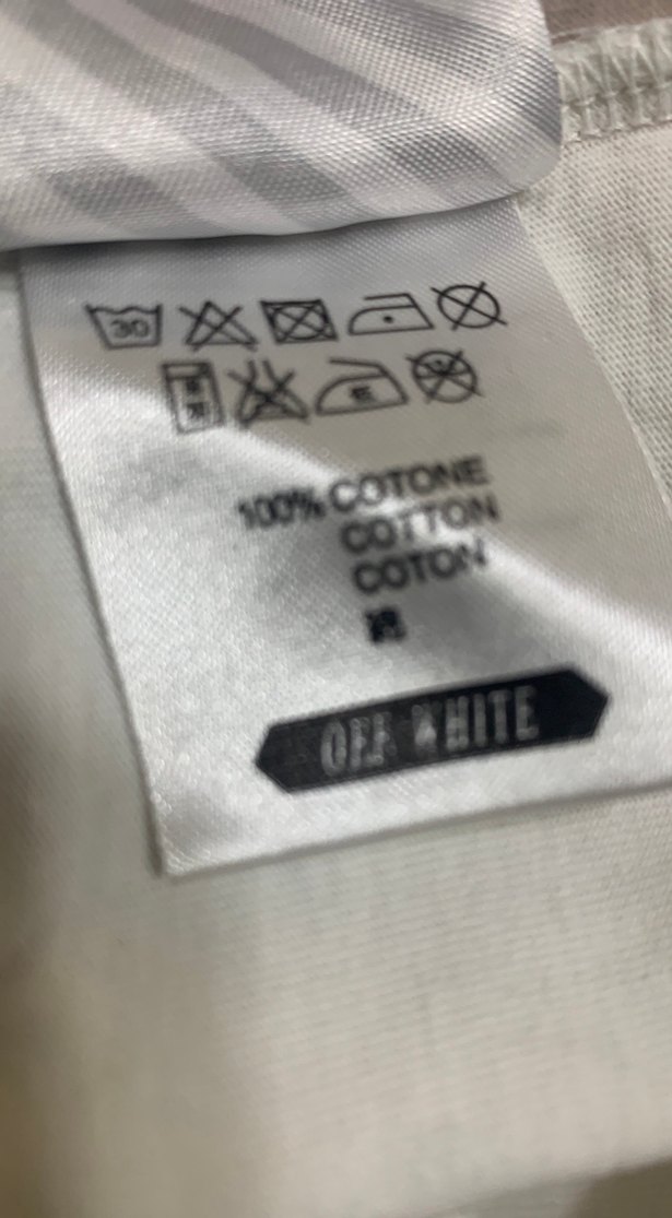Off-White Beyaz Minimal Tişört orjinaldır — görsel 7/9