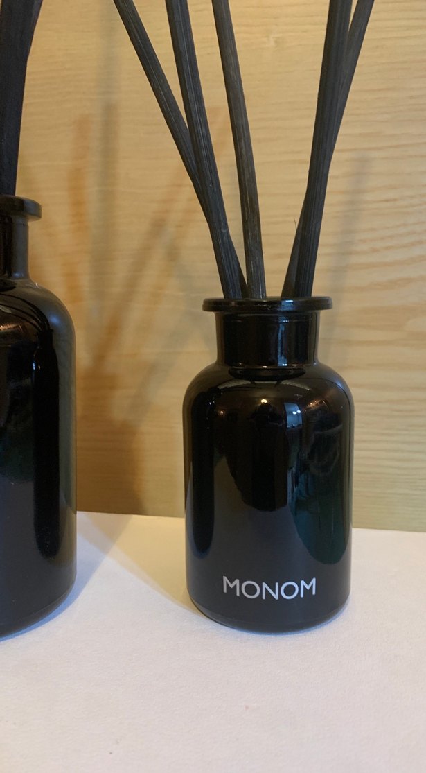 MONOM Siyah Cam Aroma Difüzör Seti — görsel 2/3