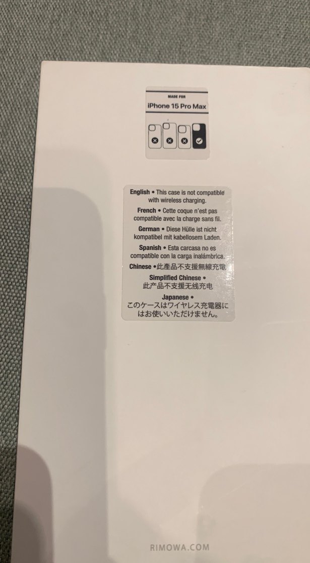 RIMOWA Minimalist  gıri telefon kabı iphone 15 promax — görsel 3/7