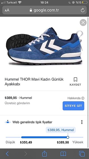 Hummel spor ayakkabı