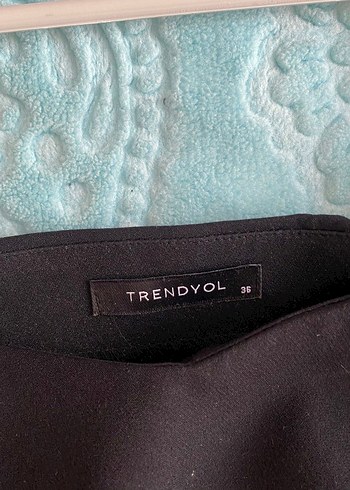 Siyah Drapeli Uzun Kollu Mini Bluz - Görsel 3