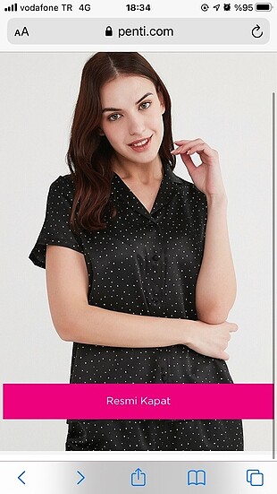 Penti pijama takımı