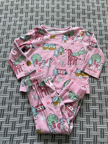 24-36 Ay Beden Lc waikiki kız bebek pijama takımı