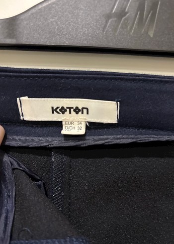 Lacivert Kadın Kumaş Pantolon - Görsel 3