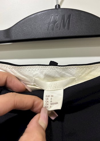 Siyah Kadın Ofis Kumaş Pantolon - Görsel 3