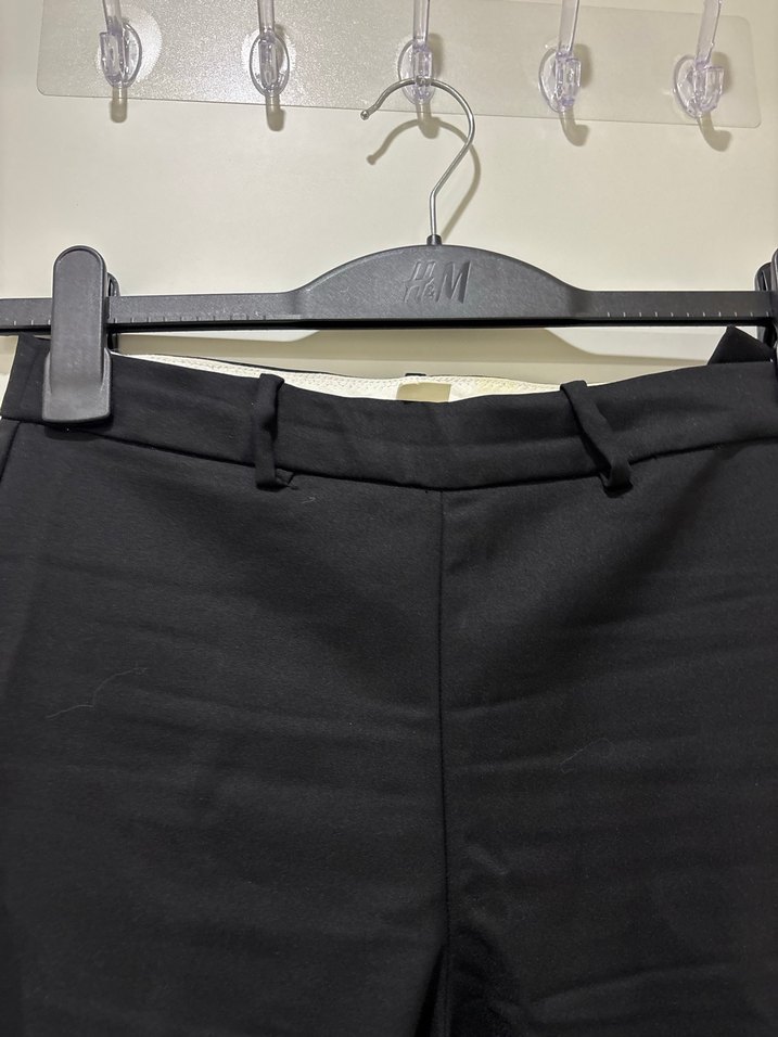 Siyah Kadın Ofis Kumaş Pantolon - Görsel 2