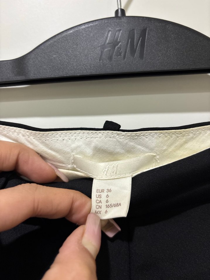 Siyah Kadın Ofis Kumaş Pantolon - Görsel 3