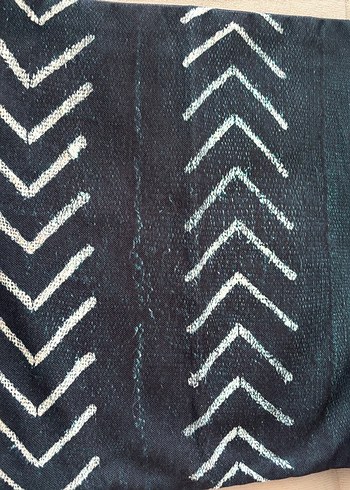 Bordo Nakışlı Bohem kırlent kılıfı seti - Görsel 3