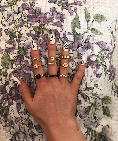 Accessorize Siyah yüzük