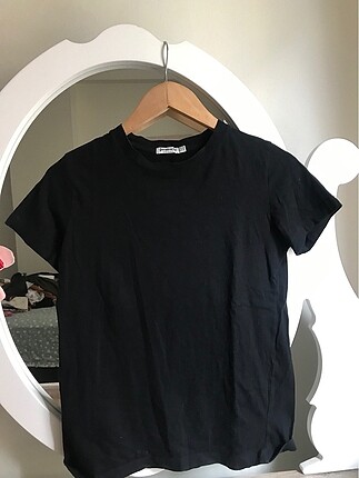 Stradivarius siyah basic tshirt
