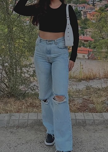 Mavi Jeans Acik Mavi Yikamali Rahat Denim Jean