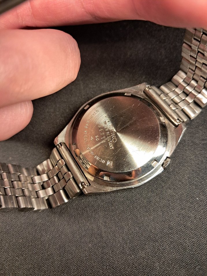 Koleksiyonluk Yeşil Kadran Seiko 5 Automatic 7009 Kalibre — görsel 12/12