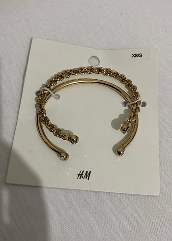 H&M Altin Zincirli Acik Bileklik