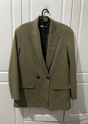 Zara Haki Vizon Blazer Ceket