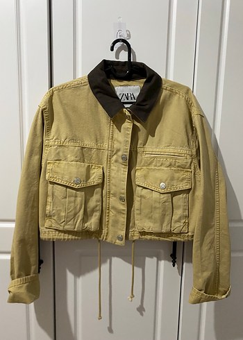 Zara Haki Denim Ceket