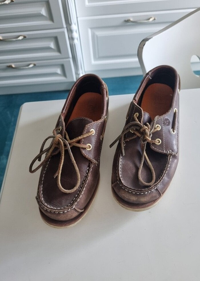 Orjinal hakiki deri Timberland - Görsel 3