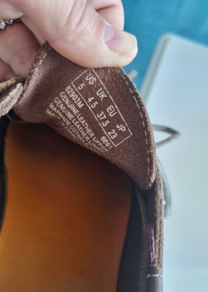 Orjinal hakiki deri Timberland - Görsel 5