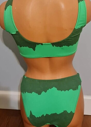 Straplez askılı bikini takimi
