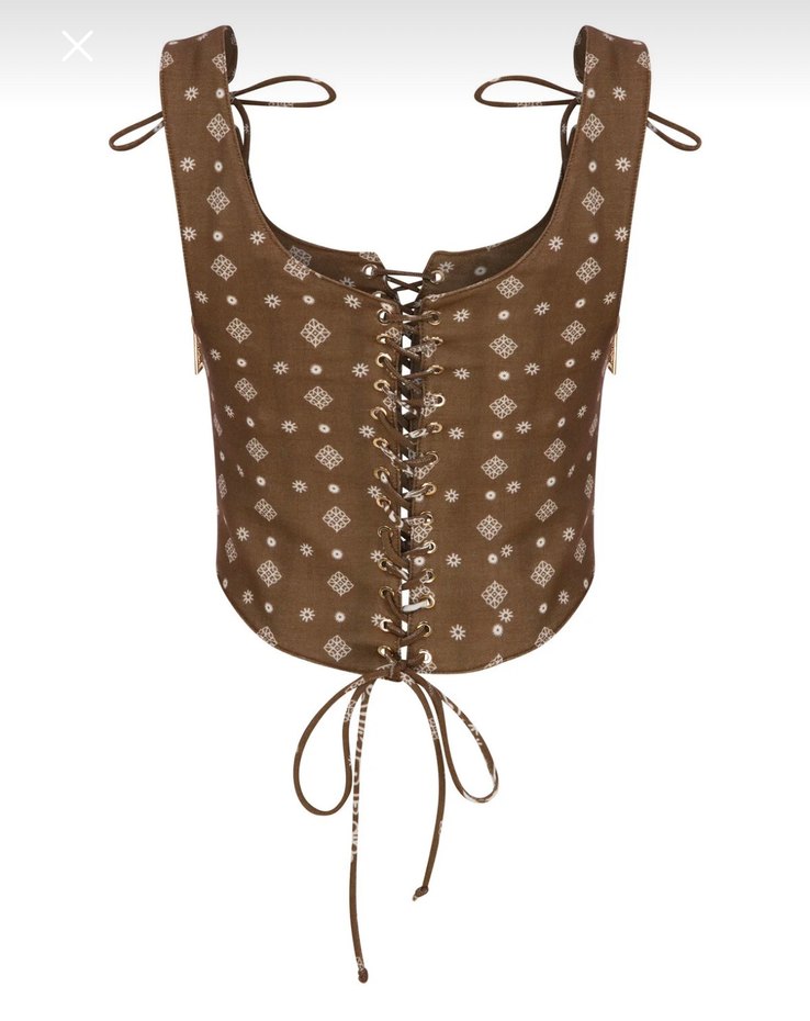 Bohem Farah Linen Bluz — görsel 2/7