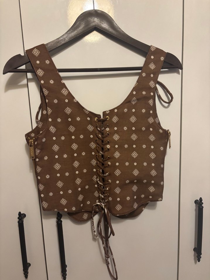 Bohem Farah Linen Bluz — görsel 4/7