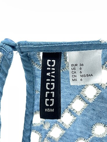 36 Beden mavi Renk H&M Bluz %70 İndirimli.