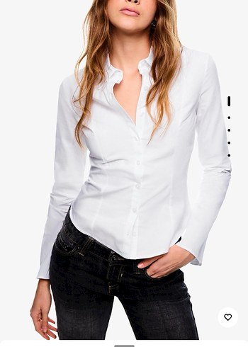 Bershka Çan Kollu Vücuda Oturan Gömlek