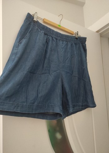 Kadın Mavi Denim Mini Şort