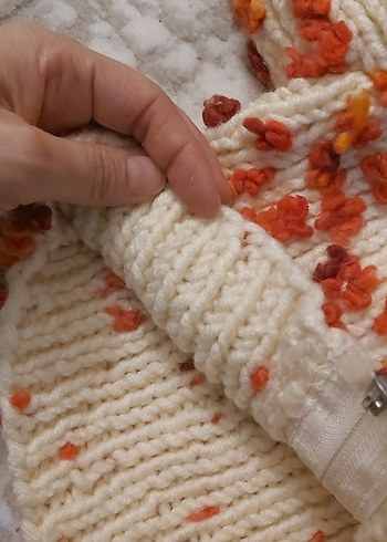 Kalın Bebek Triko Hırka - Görsel 4