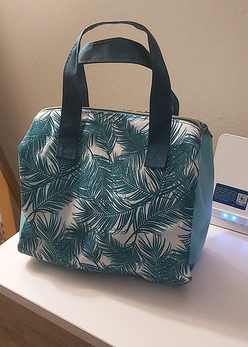 Desenli Yeşil Kadın Çanta - Görsel 3