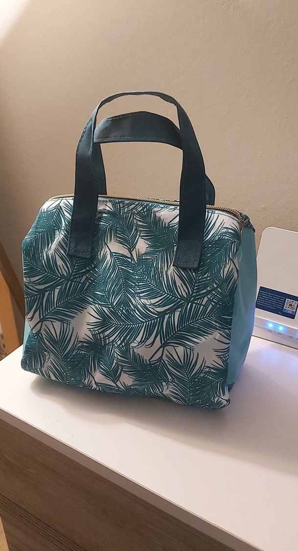 Desenli Yeşil Kadın Çanta - Görsel 3