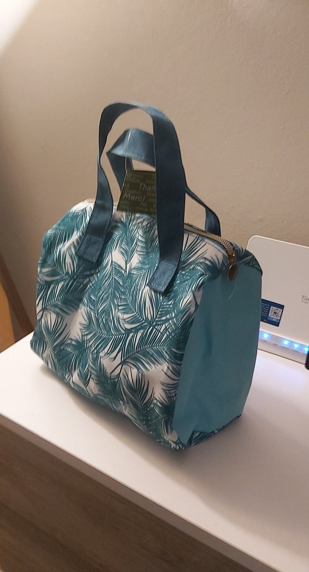 Desenli Yeşil Kadın Çanta - Görsel 4