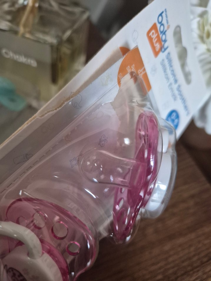 Pembe Desenli Bebek Emziği 0-6 ay - Görsel 3