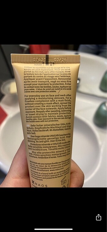 Beden Bioderma photoderm mineral