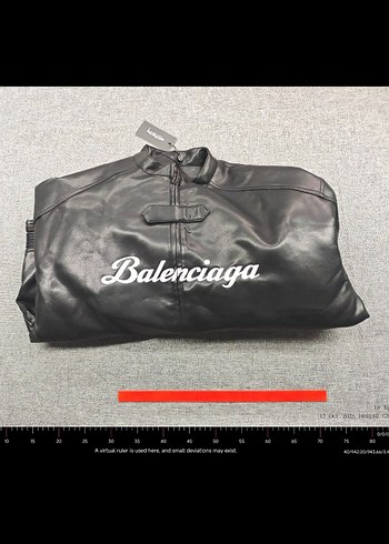 Balenciaga deri ceket - Görsel 3