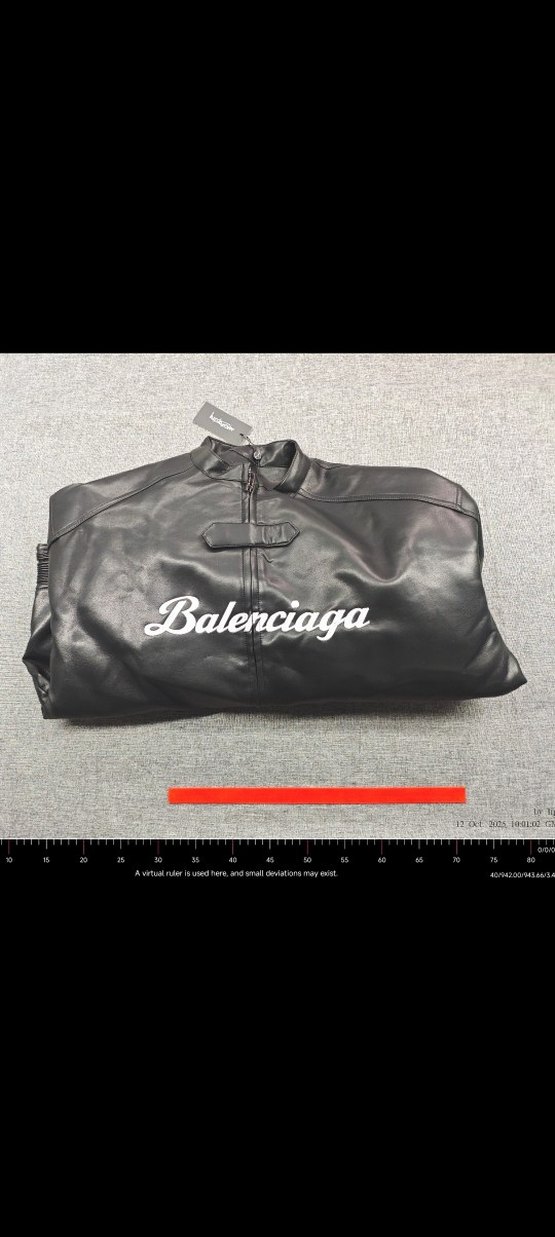 Balenciaga deri ceket - Görsel 3