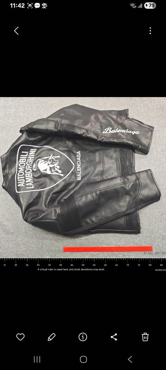 Balenciaga deri ceket - Görsel 2