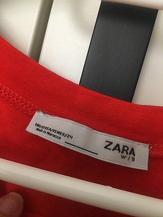 xs Beden kırmızı Renk Zara elbise