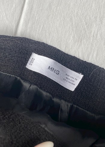 xs Beden siyah Renk Siyah Kadın Mini Etek