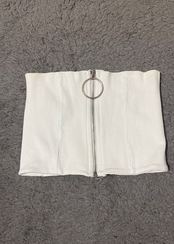 Gri Mini Fitilli Nursing Korset - Görsel 2