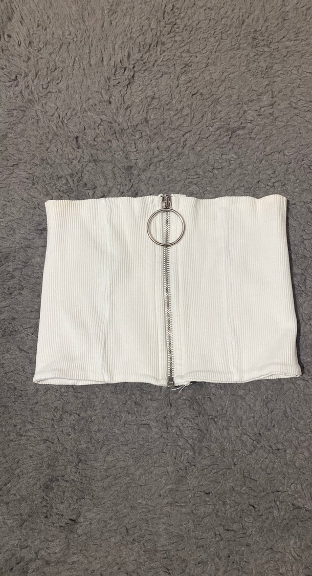 Gri Mini Fitilli Nursing Korset - Görsel 2