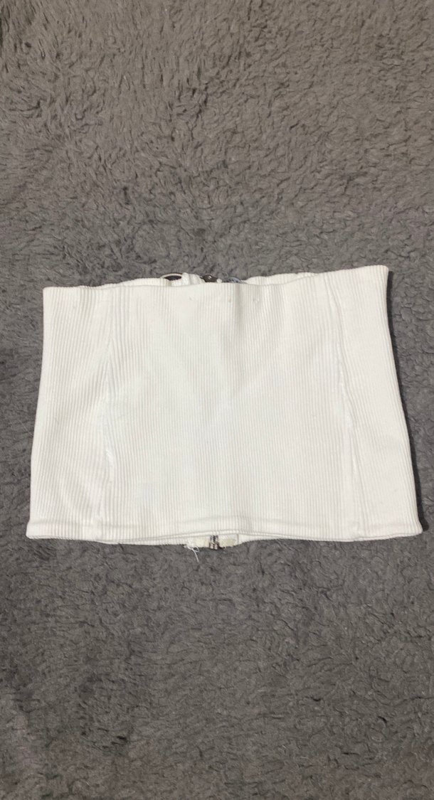 Gri Mini Fitilli Nursing Korset - Görsel 4