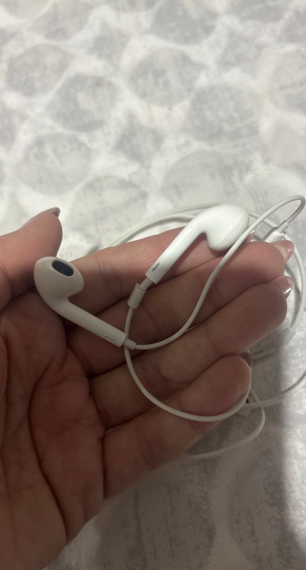 Beyaz Kablolu Kulaklık iPhone - Görsel 2