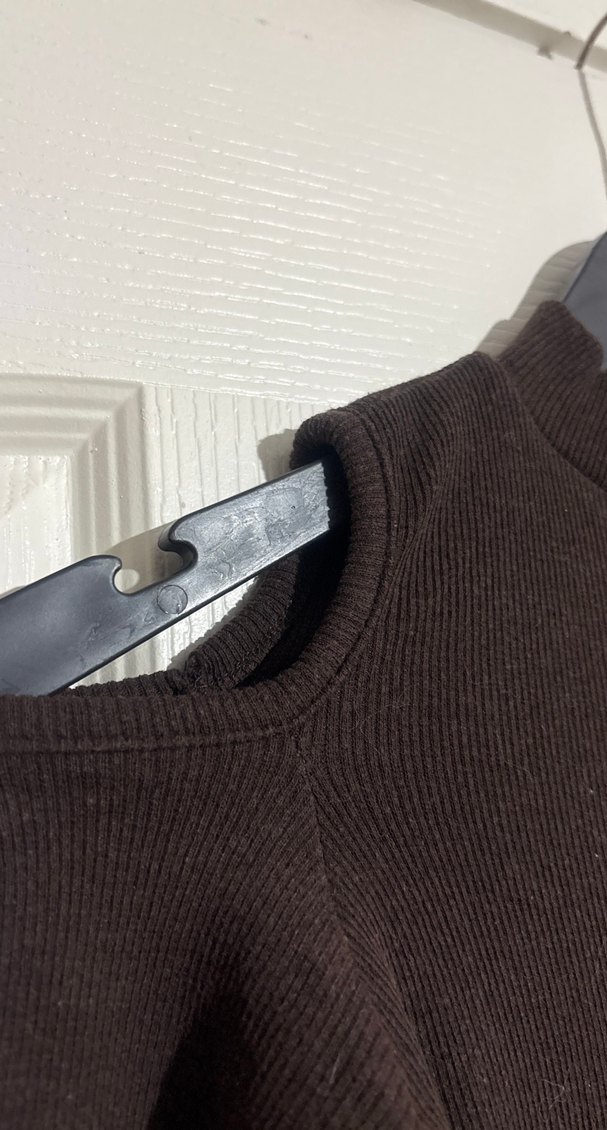 Siyah Uzun Kollu Fitted Midi Triko Elbise - Görsel 2