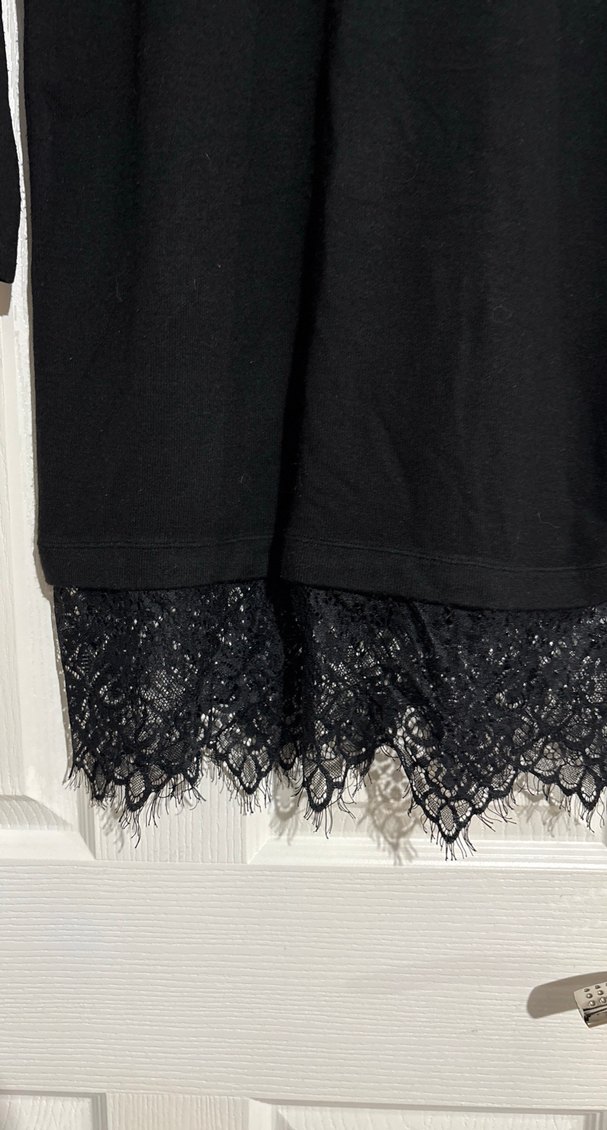 Siyah Midi Uzun Kollu Tunik - Görsel 2